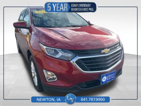 Red 2018 Chevrolet Equinox LT for sale in Newton, IA
