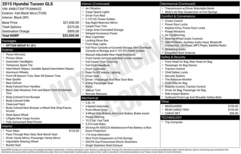 Photos of 2015 Hyundai Tucson GLS for sale in Newton, IA at Gregg Young Cadillac of Newton