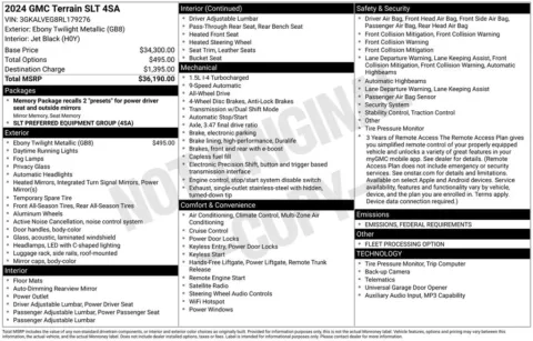 Photos of 2024 GMC Terrain SLT for sale in Newton, IA at Gregg Young Cadillac of Newton