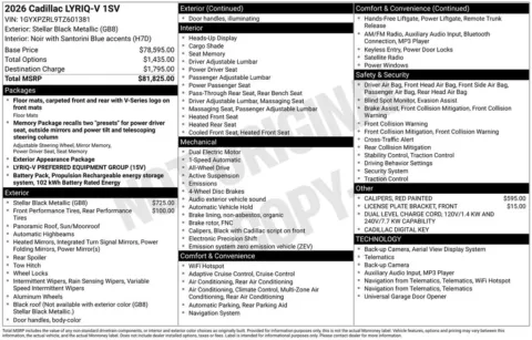 Photos of 2026 Cadillac LYRIQ V-Series for sale in Newton, IA at Gregg Young Cadillac of Newton