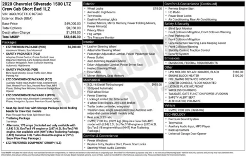 Photos of 2020 Chevrolet Silverado 1500 LTZ for sale in Newton, IA at Gregg Young Cadillac of Newton