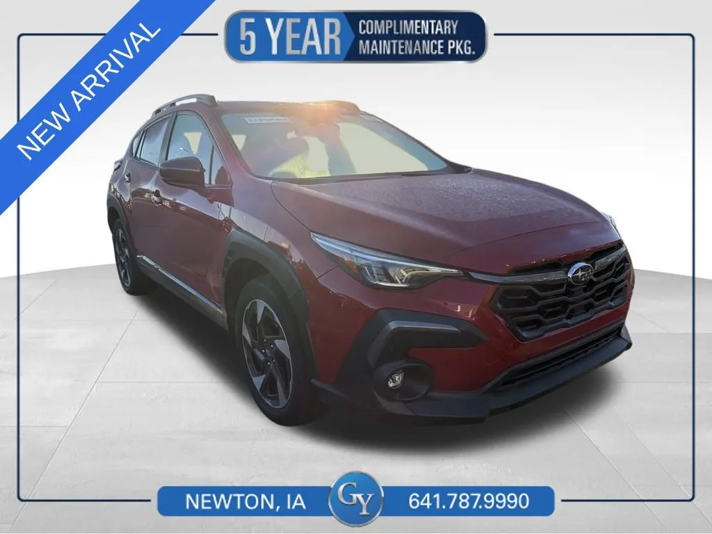 Red 2024 Subaru Crosstrek Limited for sale in Newton, IA