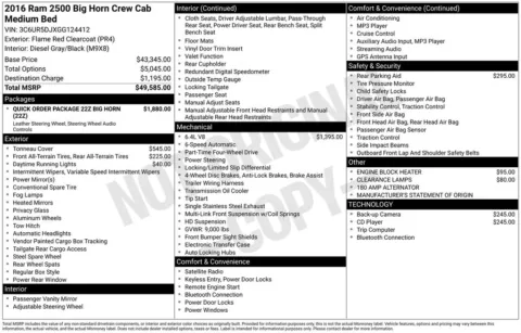 Photos of 2016 Ram 2500 Big Horn for sale in Newton, IA at Gregg Young Cadillac of Newton