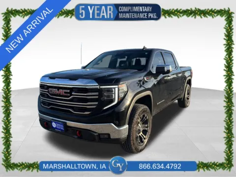 Black 2022 GMC Sierra 1500 SLT for sale in Marshalltown, IA