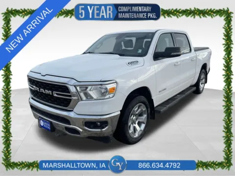 White 2022 Ram 1500 Big Horn/Lone Star for sale in Marshalltown, IA