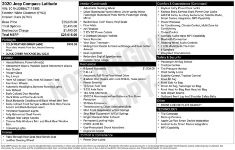 Photos of 2020 Jeep Compass Latitude for sale in Marshalltown, IA at Gregg Young Chevrolet Marshalltown