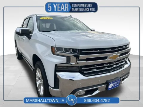 White 2019 Chevrolet Silverado 1500 LTZ for sale in Marshalltown, IA