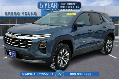 Blue 2026 Chevrolet Equinox LT for sale in Marshalltown, IA