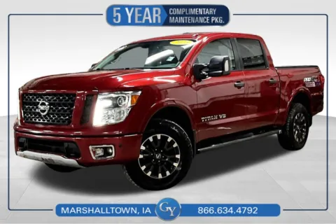 Red 2018 Nissan Titan for sale in Marshalltown, IA