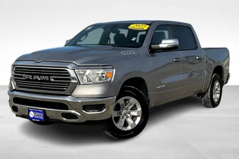 Silver 2023 Ram 1500 Laramie for sale in Marshalltown, IA