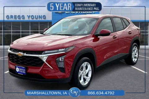 Red 2026 Chevrolet Trax LS for sale in Marshalltown, IA