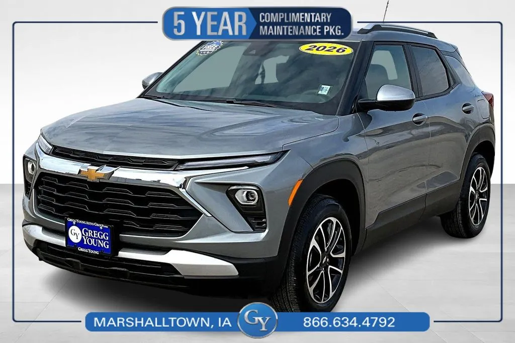 Gray 2026 Chevrolet TrailBlazer LT for sale in Marshalltown, IA