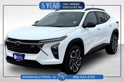 White 2026 Chevrolet Trax 2RS for sale in Marshalltown, IA