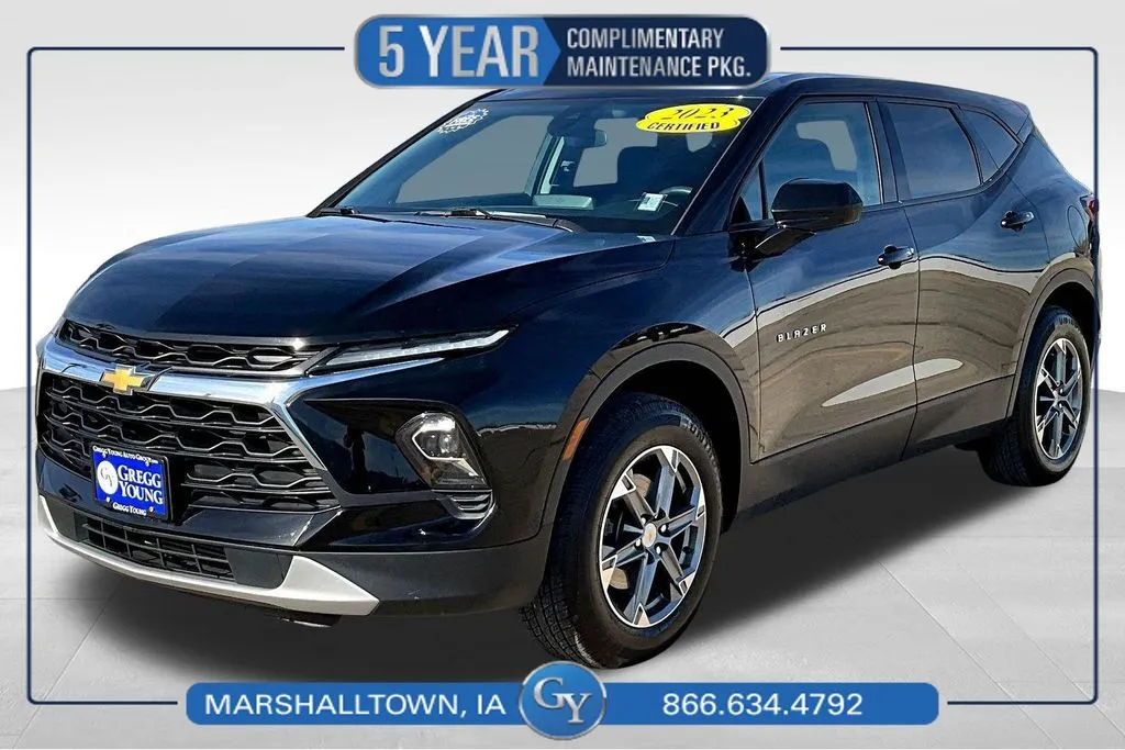 Black 2023 Chevrolet Blazer LT for sale in Marshalltown, IA