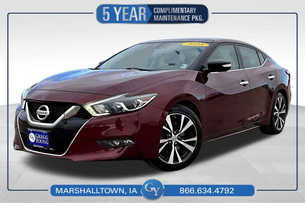 Used 2018 Nissan Maxima Platinum with VIN 1N4AA6AP3JC399542 for sale in Marshalltown, IA