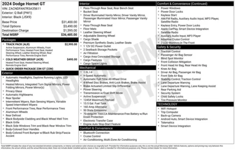 Photos of 2024 Dodge Hornet GT for sale in Marshalltown, IA at Gregg Young Chevrolet Marshalltown