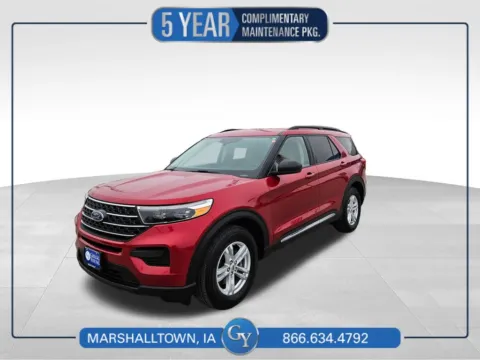 Red 2020 Ford Explorer XLT for sale in Marshalltown, IA