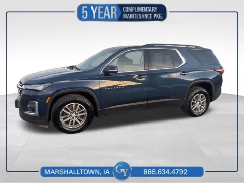 Blue 2023 Chevrolet Traverse LT for sale in Marshalltown, IA