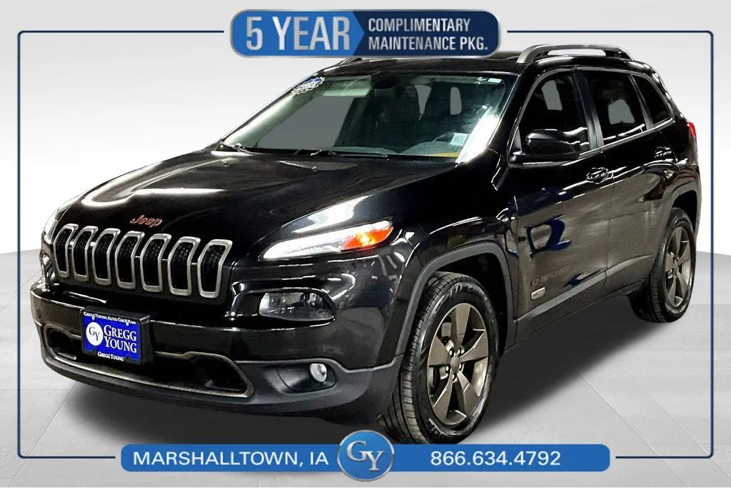 Black 2016 Jeep Cherokee 75th Anniversary Edition for sale in Marshalltown, IA