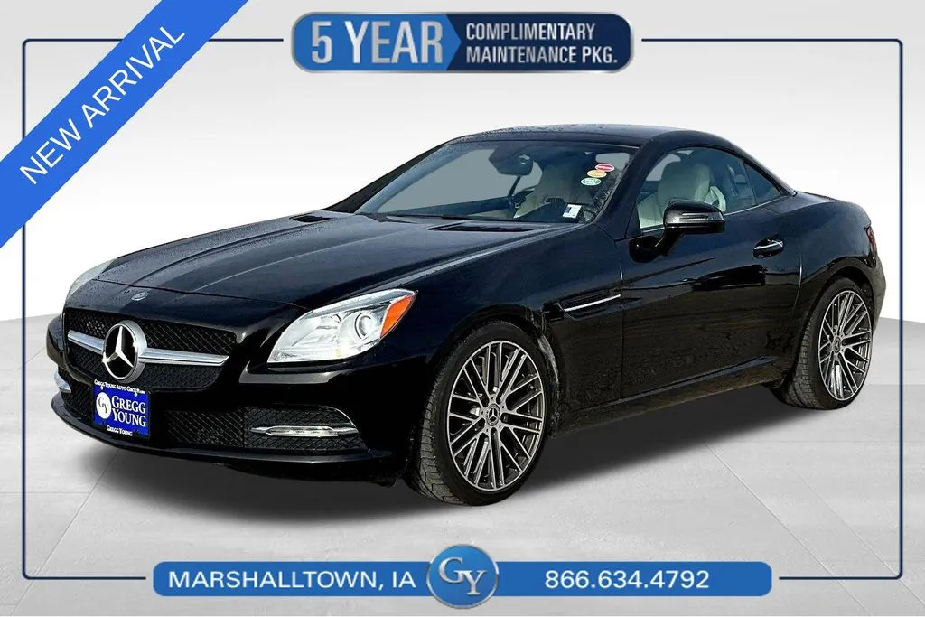 Used 2016 Mercedes-Benz SLK-Class SLK300 with VIN WDDPK3JA2GF125581 for sale in Marshalltown, IA