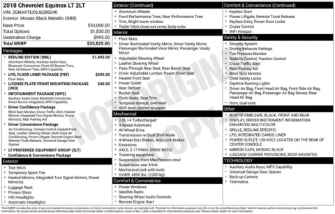 Photos of 2018 Chevrolet Equinox LT for sale in Marshalltown, IA at Gregg Young Chevrolet Marshalltown