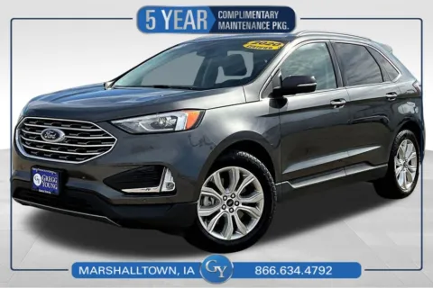 Gray 2020 Ford Edge Titanium for sale in Marshalltown, IA