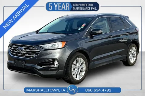 Gray 2020 Ford Edge Titanium for sale in Marshalltown, IA