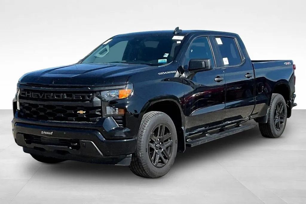 Black 2024 Chevrolet Silverado 1500 Custom for sale in Marshalltown, IA