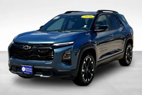 Blue 2026 Chevrolet Equinox RS for sale in Marshalltown, IA