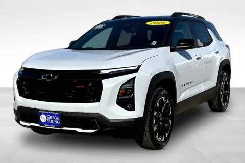White 2026 Chevrolet Equinox RS for sale in Marshalltown, IA