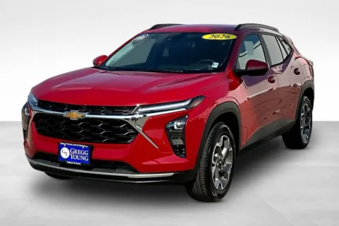 Red 2026 Chevrolet Trax LT for sale in Marshalltown, IA