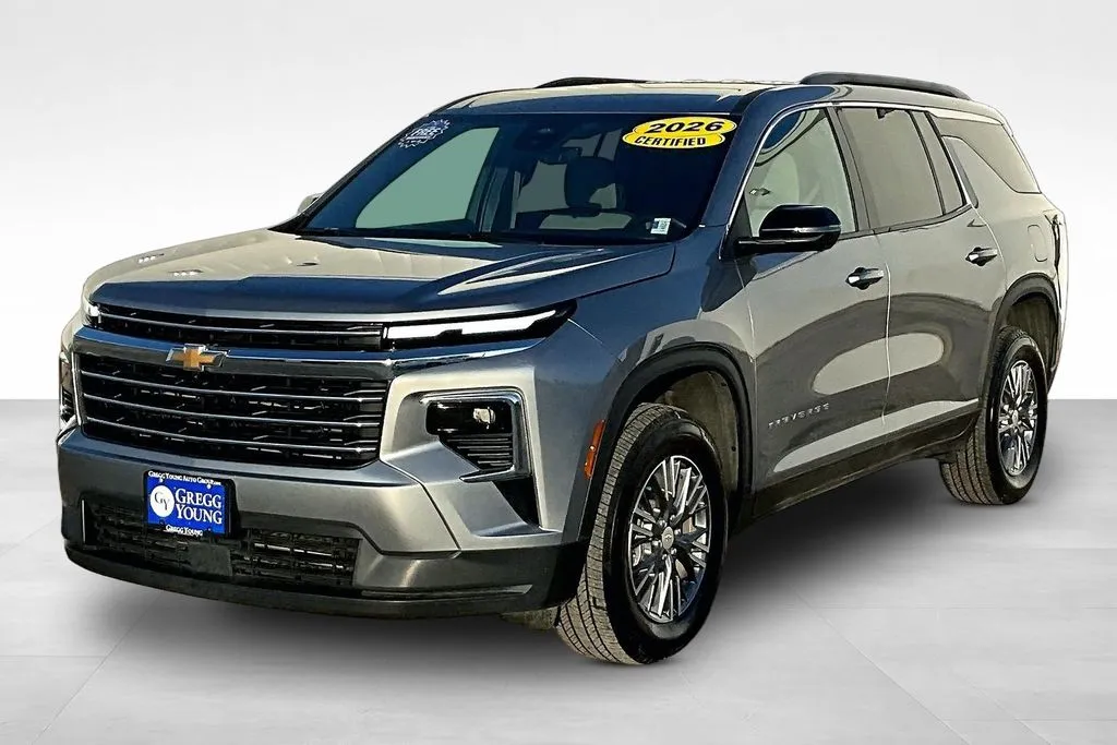 Gray 2026 Chevrolet Traverse LT for sale in Marshalltown, IA