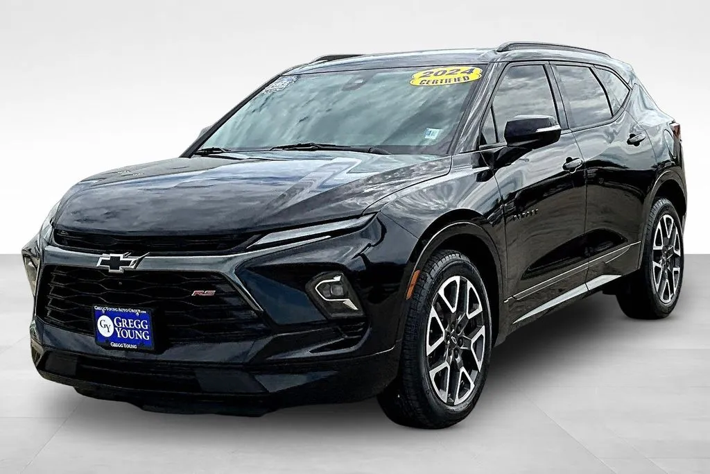 Black 2024 Chevrolet Blazer RS for sale in Marshalltown, IA