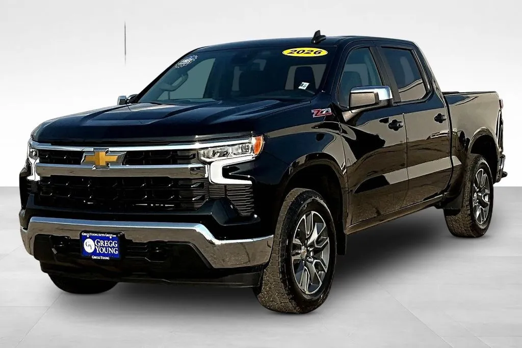 Black 2026 Chevrolet Silverado 1500 LT for sale in Marshalltown, IA