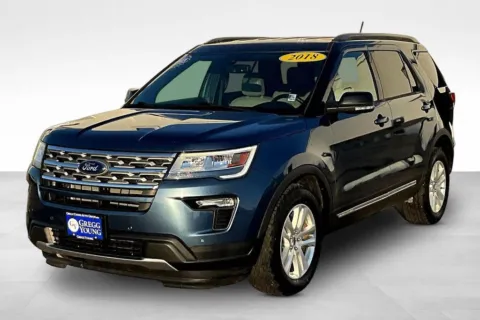 Blue 2018 Ford Explorer XLT for sale in Marshalltown, IA