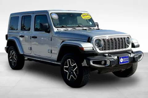 Another view of 2024 Jeep Wrangler Sahara for sale in Marshalltown, IA at Gregg Young Chevrolet Marshalltown