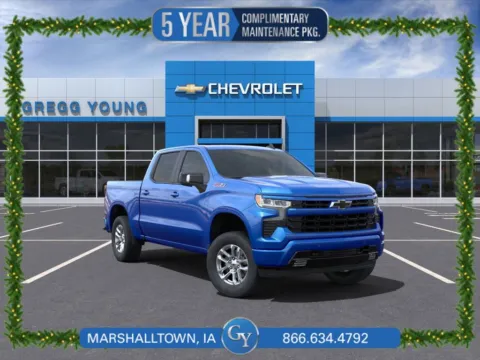 Blue 2025 Chevrolet Silverado 1500 RST for sale in Marshalltown, IA