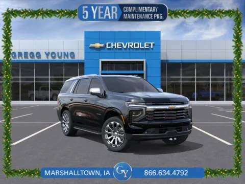 Black 2026 Chevrolet Tahoe Premier for sale in Marshalltown, IA