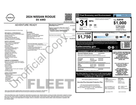Photos of 2024 Nissan Rogue SV for sale in Marshalltown, IA at Gregg Young Chevrolet Marshalltown