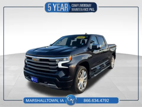 Blue 2022 Chevrolet Silverado 1500 High Country for sale in Marshalltown, IA