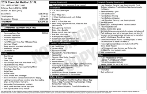 Photos of 2024 Chevrolet Malibu LS for sale in Plattsmouth, NE at Gregg Young of Plattsmouth