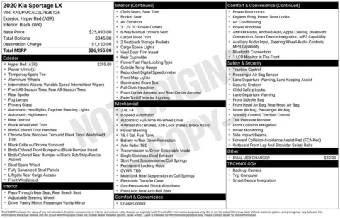 Photos of 2020 Kia Sportage LX for sale in Plattsmouth, NE at Gregg Young of Plattsmouth