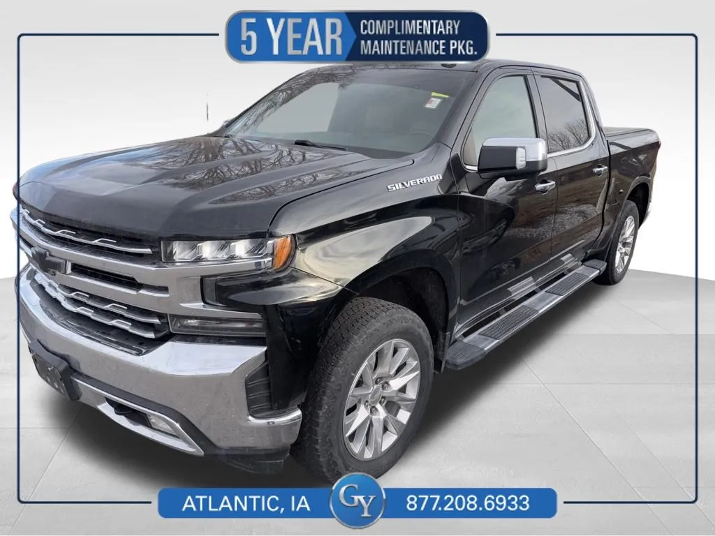 Black 2020 Chevrolet Silverado 1500 LTZ for sale in Atlantic, IA