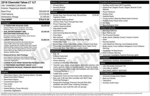 Photos of 2018 Chevrolet Tahoe LT for sale in Atlantic, IA at Gregg Young of Atlantic