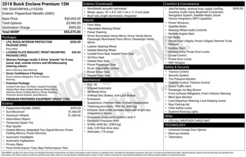 Photos of 2018 Buick Enclave Premium Group for sale in Atlantic, IA at Gregg Young of Atlantic