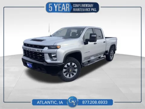 Silver 2022 Chevrolet Silverado 2500HD Custom for sale in Atlantic, IA
