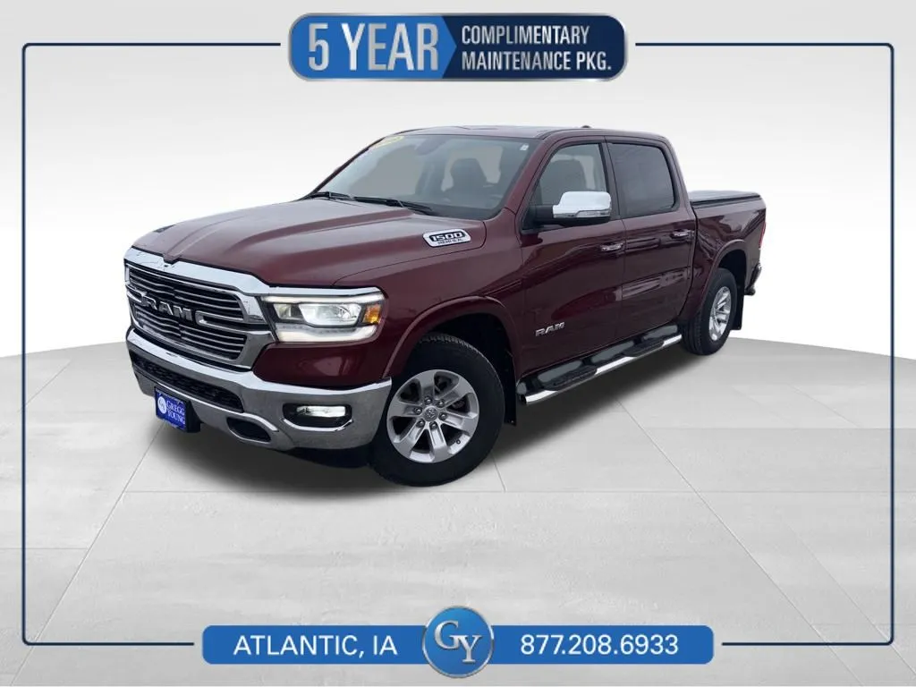 Red 2019 Ram 1500 Laramie for sale in Atlantic, IA