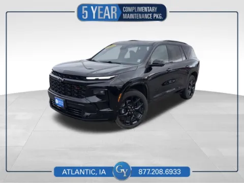 Black 2024 Chevrolet Traverse RS for sale in Atlantic, IA