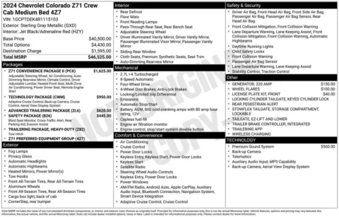 Photos of 2024 Chevrolet Colorado Z71 for sale in Atlantic, IA at Gregg Young of Atlantic