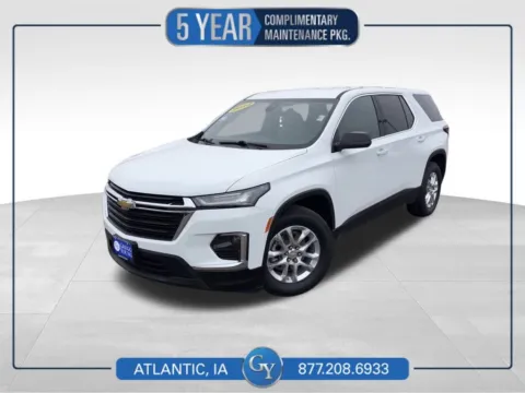 White 2022 Chevrolet Traverse LS for sale in Atlantic, IA
